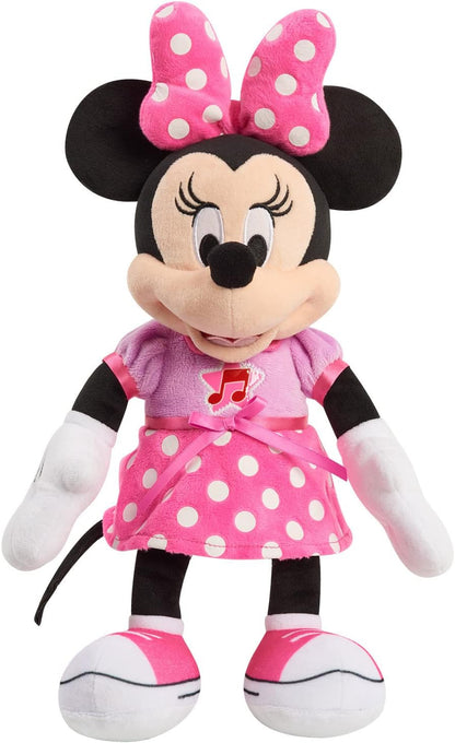 Just Play Pelúcia divertida da Minnie Mouse que canta