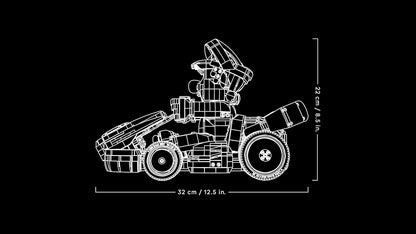LEGO Mario Kart – Mario e Kart Padrão - Kit de Modelo de Carro e Figura de Personagem da Nintendo para Fãs de Jogos - 72037