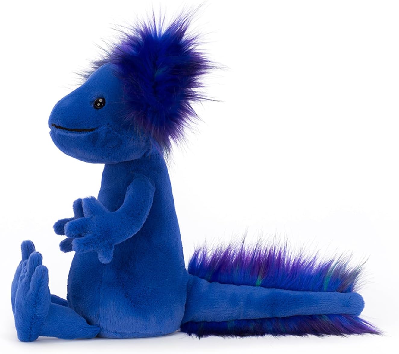 Jellycat Decoração de pelúcia colecionável Blue Andie Axolotl