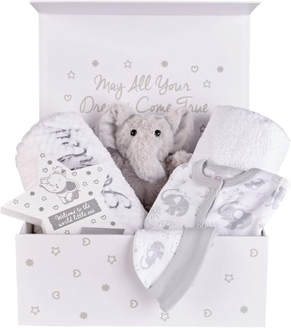 Conjunto de presentes personalizados para bebês prematuros - Cestas para recém-nascidos, Caixa de presente para bebês, Presentes para bebês da UTIN, Conjunto de presentes unissex para bebês prematuros - Cestas para recém-nascidos