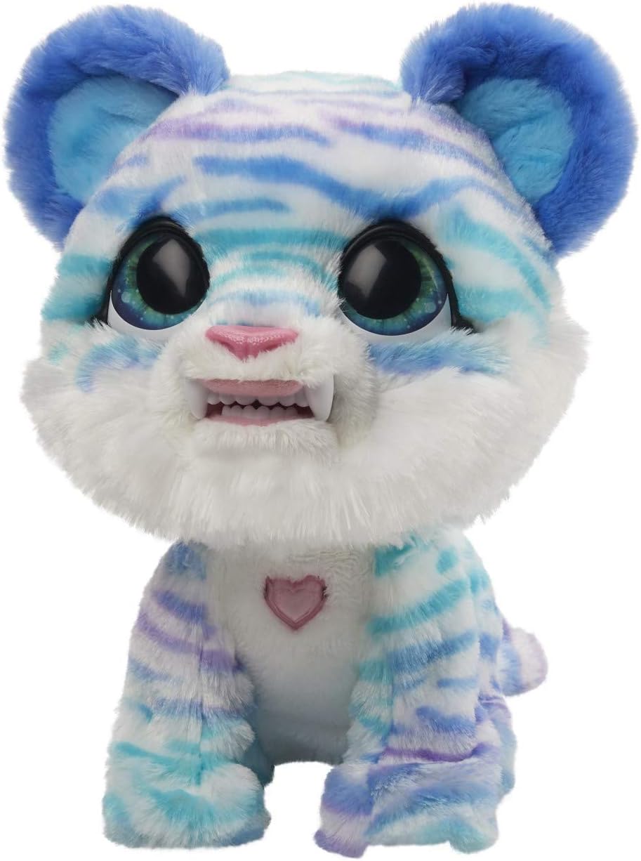 FurReal North the Sabretooth Kitty Juguete interactivo para mascotas, más de 35 combinaciones de sonido y movimiento, a partir de 4 años