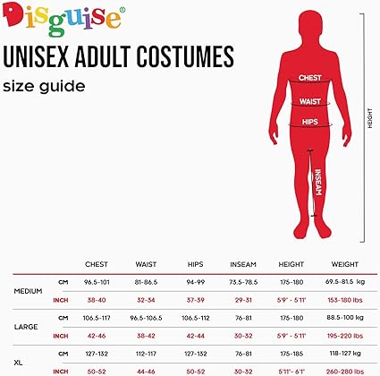 DISGUISE 124789D-15L Sonic Movie Adulto - Traje de fantasia unissex, multi