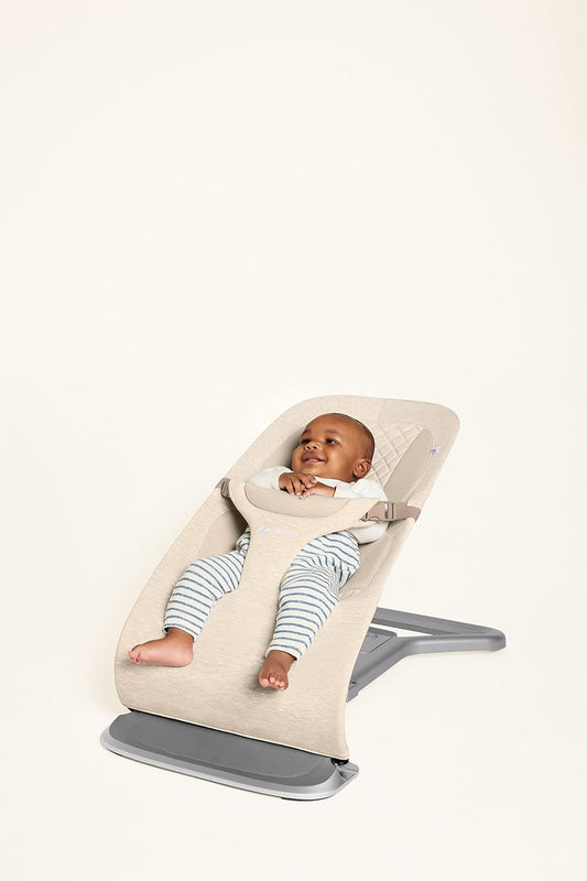Ergobaby 3 em 1 Evolve Bouncer, espreguiçadeira ergonômica para bebês para recém-nascidos desde o nascimento até a criança, balanço para bebês com inserção para recém-nascidos