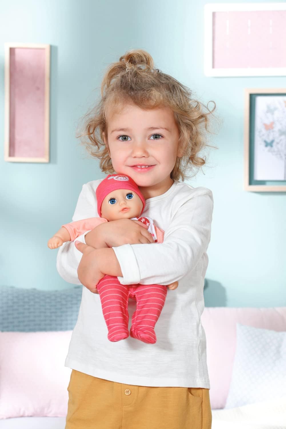 Baby Annabell 709856 Minha Primeira Annabell 30cm - Para crianças a partir de 1 ano - Promove empatia e habilidades sociais - Inclui boneca e macacão