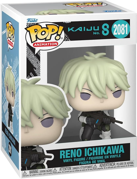 Funko Pop! Animation: Kaiju No8 - Reno Ichikawa - Kaiju No 8 - Figura de vinil colecionável - Ideia para presente - Produtos oficiais - Brinquedos para crianças e adultos - Fãs de anime - Figura modelo para colecionadores
