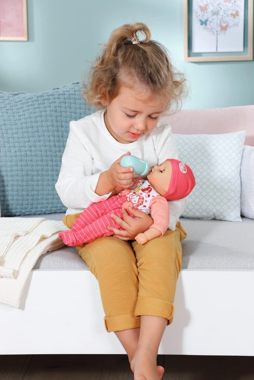 Baby Annabell 709856 Minha Primeira Annabell 30cm - Para crianças a partir de 1 ano - Promove empatia e habilidades sociais - Inclui boneca e macacão