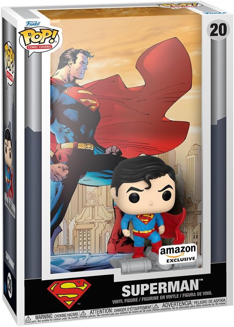 Capa de quadrinhos Funko POP!: DC - Superman 85º - DC Comics - Figura colecionável de vinil - Ideia para presente - Produtos oficiais - Brinquedo para crianças e adultos - Fãs de cinema