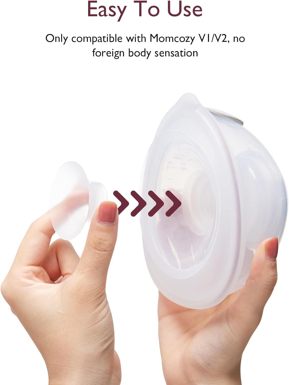 Momcozy Válvulas Duckbill somente para Momcozy V1/V2. Acessórios de substituição para bomba tira leite Momcozy V1/V2 original, pacote com 2