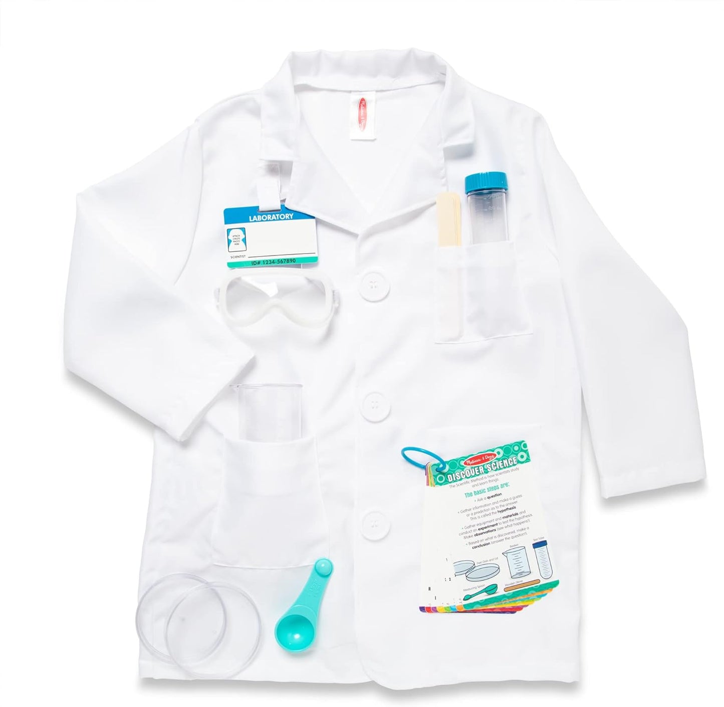 Melissa e Doug Brinquedos de dramatização de fantasia de bombeiro infantil | Fantasia para crianças e bebês Fantasias de Halloween para crianças | Crianças vestindo roupas para meninas ou meninos