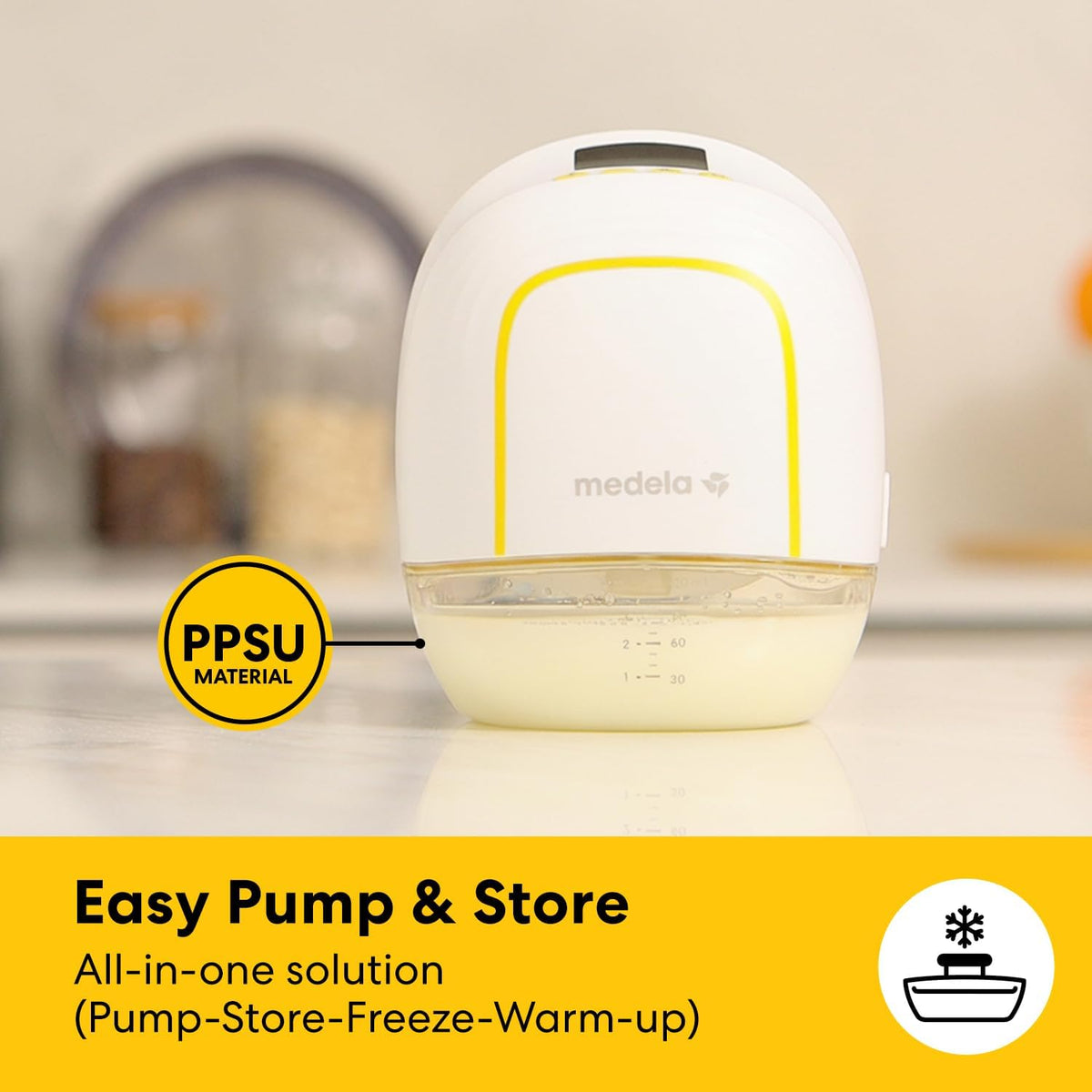 Bomba tira-leite individual vestível Medela Melody InBra, com uso sem as mãos – ajuste ultramacio, facilidade para extrair e armazenar, sistema tudo em um, desempenho potente, 2 modos e 9 níveis, funis de silicone, porta USB-C