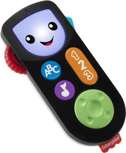 Fisher-Price Controle remoto Stream and Learn, versão alemã, francesa, controle remoto Laugh & Learn Stream & Learn - edição em inglês do Reino Unido