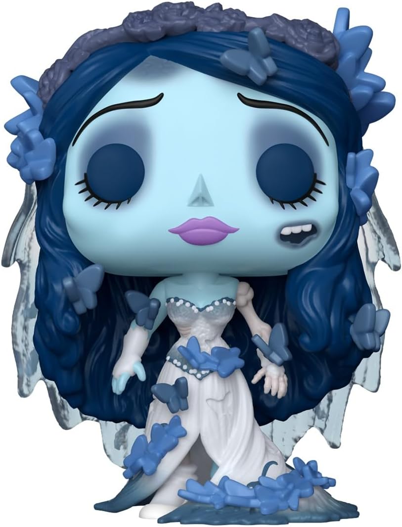 Funko Pop! Filmes: A Noiva Cadáver - Emily - A Noiva com Borboletas - Figura de Vinil Colecionável - Ideia para Presente - Produtos Oficiais - Brinquedos para Crianças e Adultos - Fãs de Cinema - Figura Modelo para Colecionadores