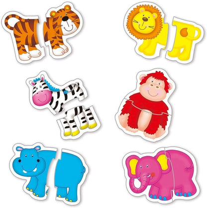 Galt Toys, Quebra-cabeças para Bebês - Selva, Quebra-cabeças para Crianças, A partir de 18 Meses