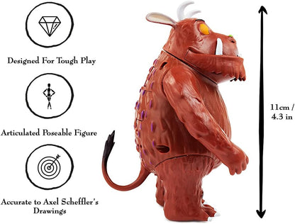 WOW! STUFF: Boneco de Ação Colecionável do Gruffalo Falante | Personagem Articulado Brincando com Sons e Frases | Brinquedos e Presentes Oficiais da Julia Donaldson e Axel Scheffler Books and Films