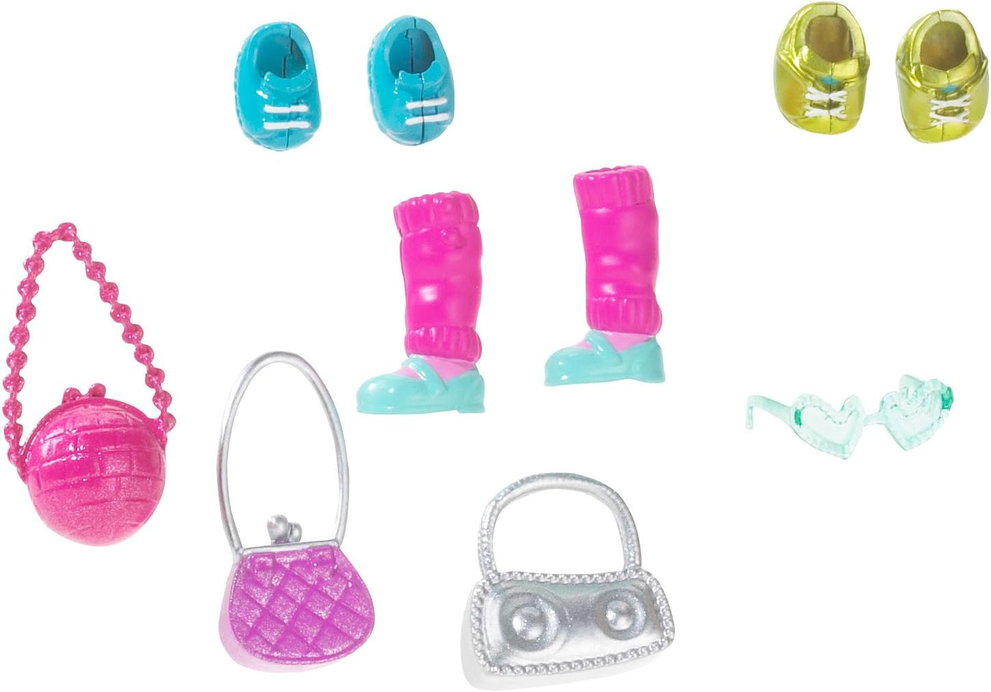 Polly Pocket – T1217 – Conjunto Mini-Poupée e Acessórios Roupa Electropop – Polly + esquilo P