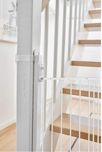 BabyDan Kit adaptador de escada Kit de montagem de portão de bebê Branco