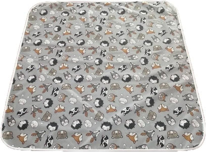 Born Cheeky Tapete Woodland Splash para cadeira alta grande 51 "antiderrapante à prova d'água lavável Splat Mat para bebê criança desmame de cadeira alta, artesanato bagunçado e sessões de brincadeira fácil de limpar