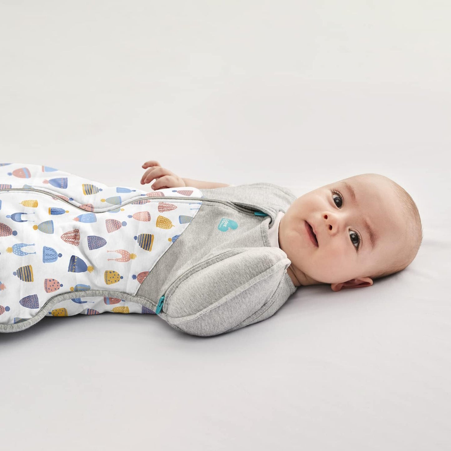 Love To Dream™ Saco de Transição Swaddle UP™, Extra Grande (11-14 kg) - Branco | Ajuste perfeito com abas removíveis | 2,5 Tog | Ideal para inverno e outono (16-20 °C) | Algodão lavável à máquina com zíper duplo