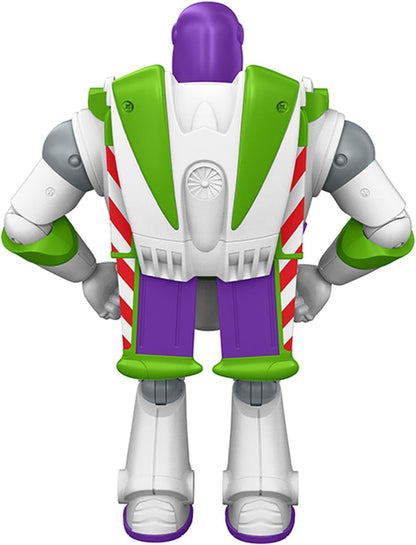 Mattel Disney e Pixar Toy Story 5 – Buzz Lightyear Pronto para Lançamento | Figura em Grande Escala, Design do Filme (25 cm), 12 Pontos de Articulação, JKV39