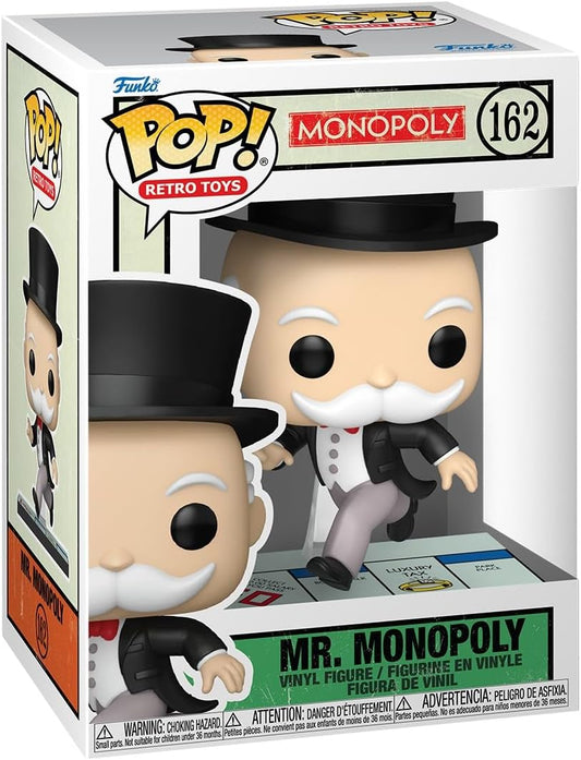 Funko Pop! Vinyl: Sr. Monopoly - Sr. Monopoly - (Passe o Go) - Hasbro, Inc - Figura de Vinil Colecionável - Ideia de Presente - Produto Oficial - Brinquedos para Crianças e Adultos - Fãs de Ícones de Anúncios