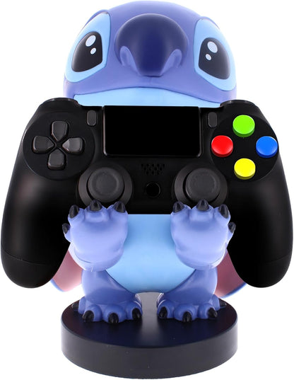Cable Guys - Suporte para acessórios de jogos Disney Stitch e suporte para telefone para a maioria dos controles (Xbox, Play Station, Nintendo Switch) e telefone