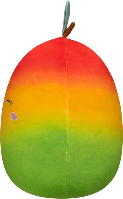 Squishmallows 16" Ximena the Winking Mango - Adicione Ximena ao seu esquadrão, brinquedo de pelúcia ultramacio, pelúcia oficial Kellytoy