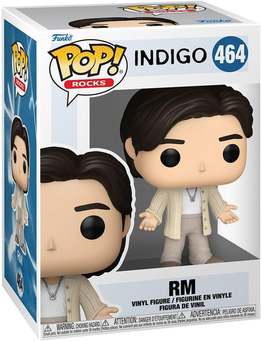 Funko Pop! Rocks: RM - (Flor Silvestre) - BTS - Figura de Vinil Colecionável - Ideia para Presente - Produtos Oficiais - Brinquedos para Crianças e Adultos - Fãs de Música - Figura Modelo para Colecionadores e Exibição