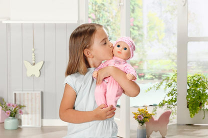 Baby Annabell 709870 Pequena Annabell - Boneca de Corpo Macio de 36cm para Brincar de Alimentar - Adequada para Crianças a partir de 1 Ano - Perfeita para Bebês - Inclui Boneca, Mamadeira e Roupa