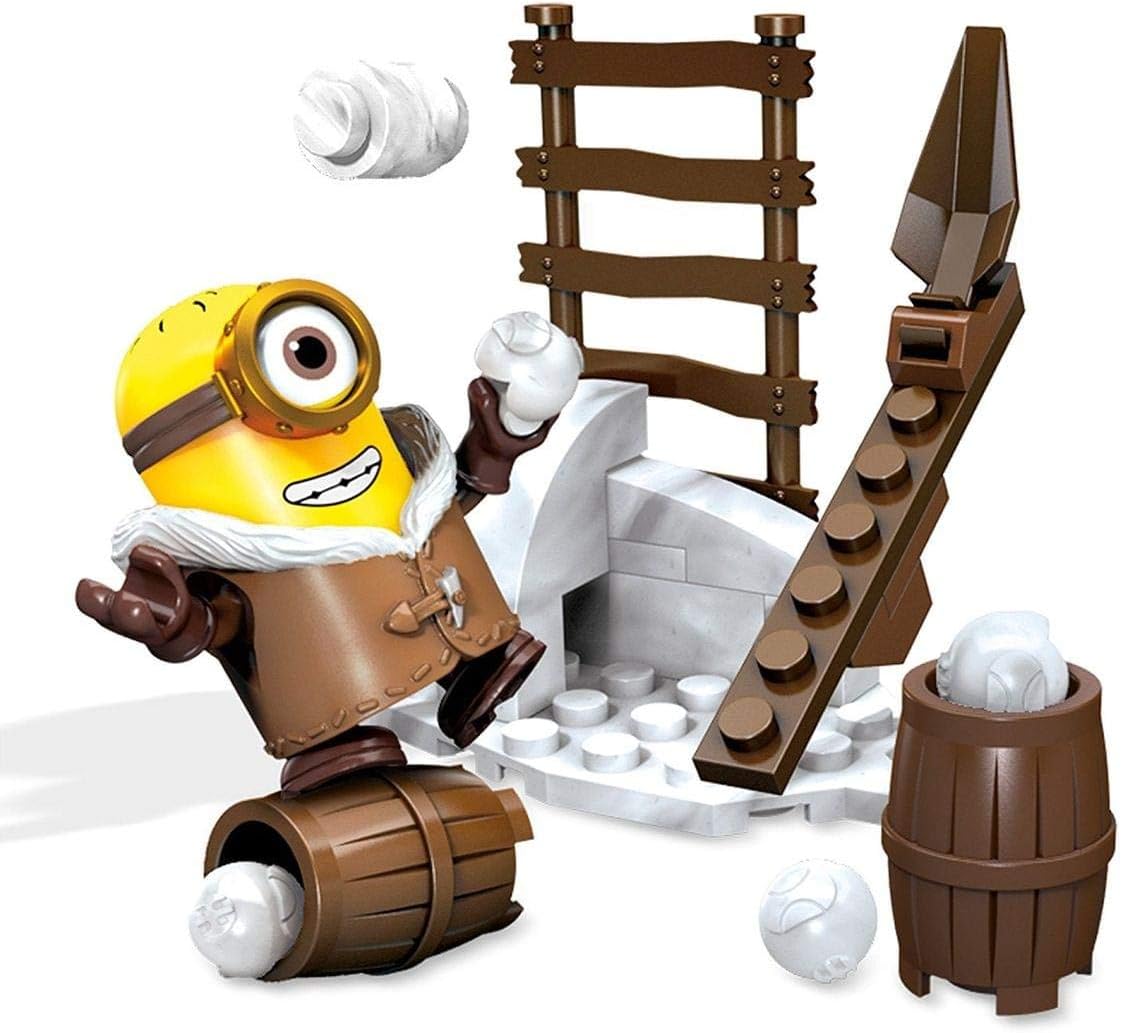 Mega Brands Minions – Batalha de Bolas de Neve, Conjunto de Montagem (Mattel CNF48)