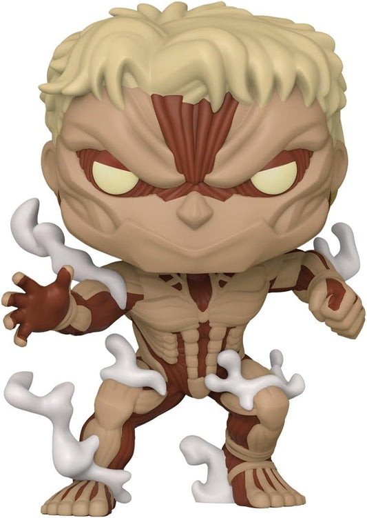 Funko Pop! Jumbo: Ataque dos Titãs - Titã Blindado - Figura de Vinil Colecionável - Ideia de Presente - Produto Oficial - Brinquedos para Crianças e Adultos - Fãs de Anime - Figura para Colecionadores e Exibição
