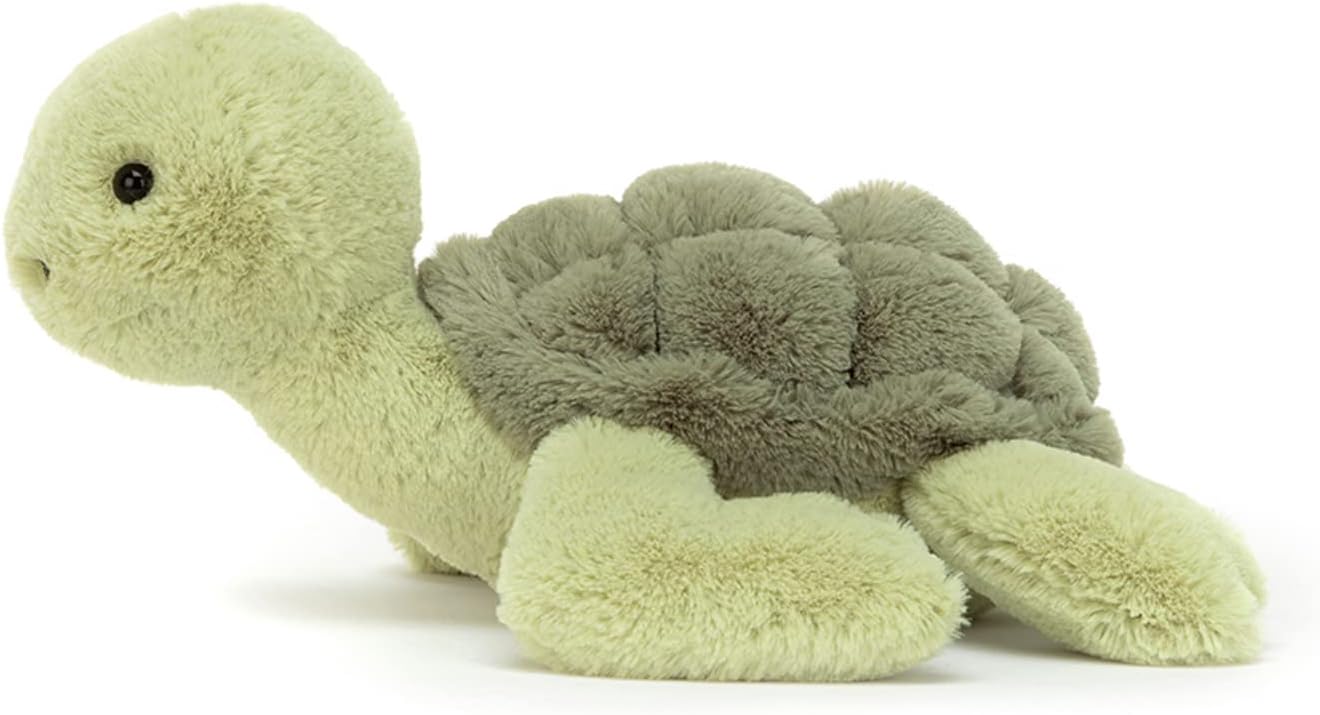 Jellycat Decoração de pelúcia colecionável Tully Turtle