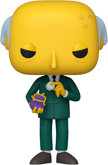 Funko Pop! TV: Os Simpsons - Sr. Burns - Figura de vinil colecionável - Ideia para presente - Produtos oficiais - Brinquedos para crianças e adultos - Fãs de TV - Figura modelo para colecionadores e exposição