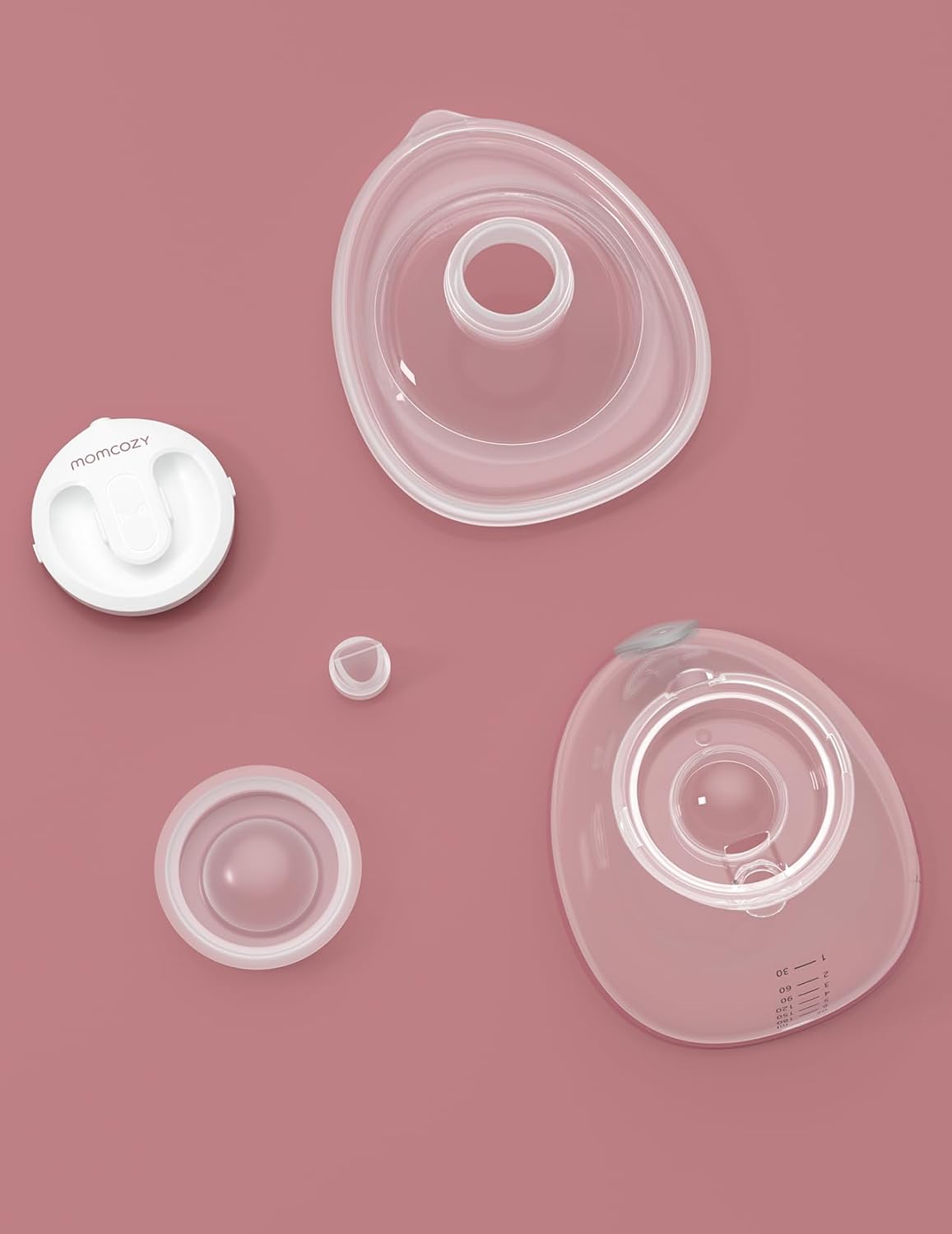 Momcozy Válvulas Duckbill somente para Momcozy V1/V2. Acessórios de substituição para bomba tira leite Momcozy V1/V2 original, pacote com 2