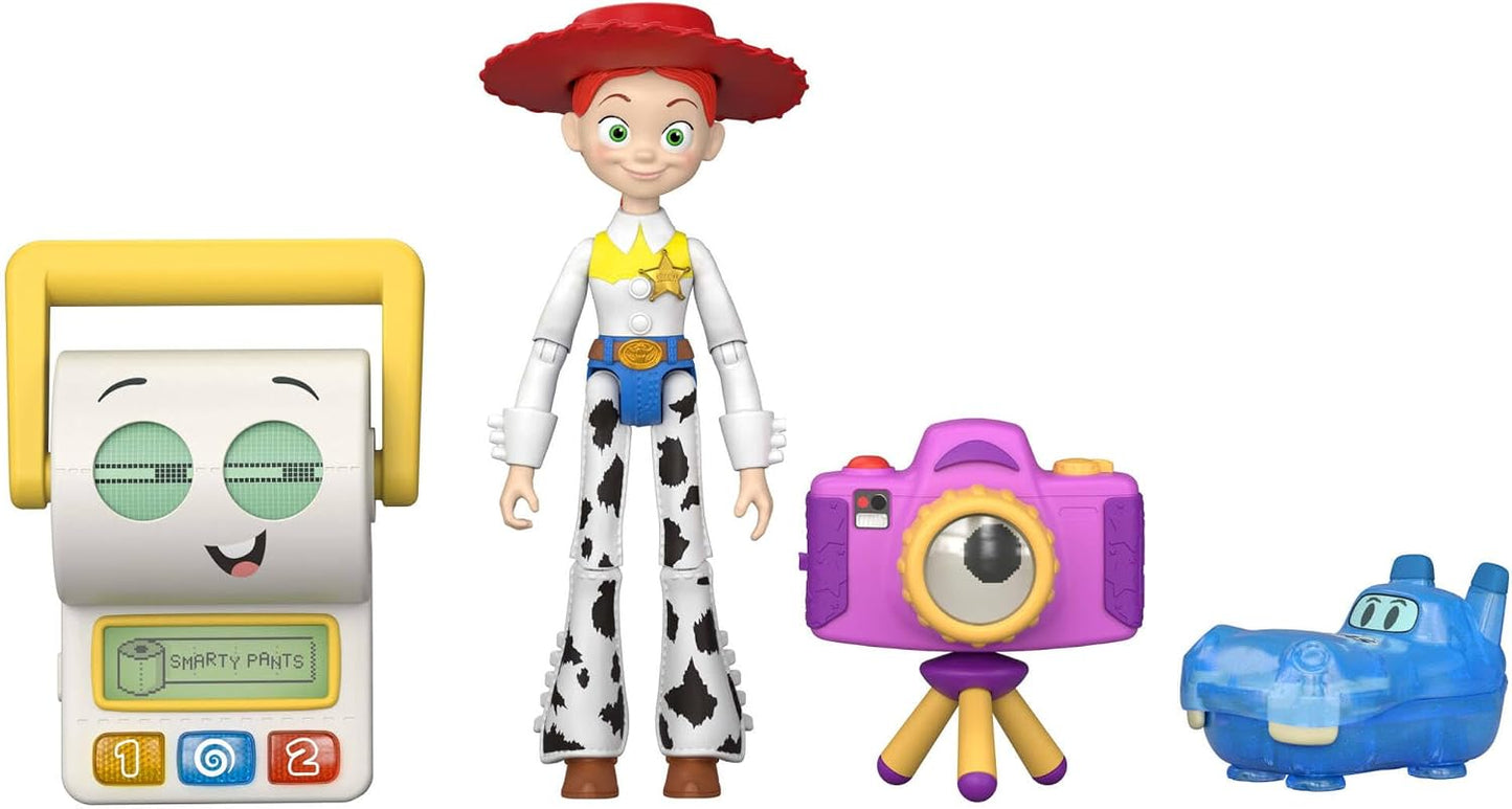 Mattel Disney e Pixar Toy Story 5 – Jessie e Double A Team | Multipack de Bonecos de Ação, Escala de 7 Polegadas, Articulados, Fiéis ao Filme, JLR69