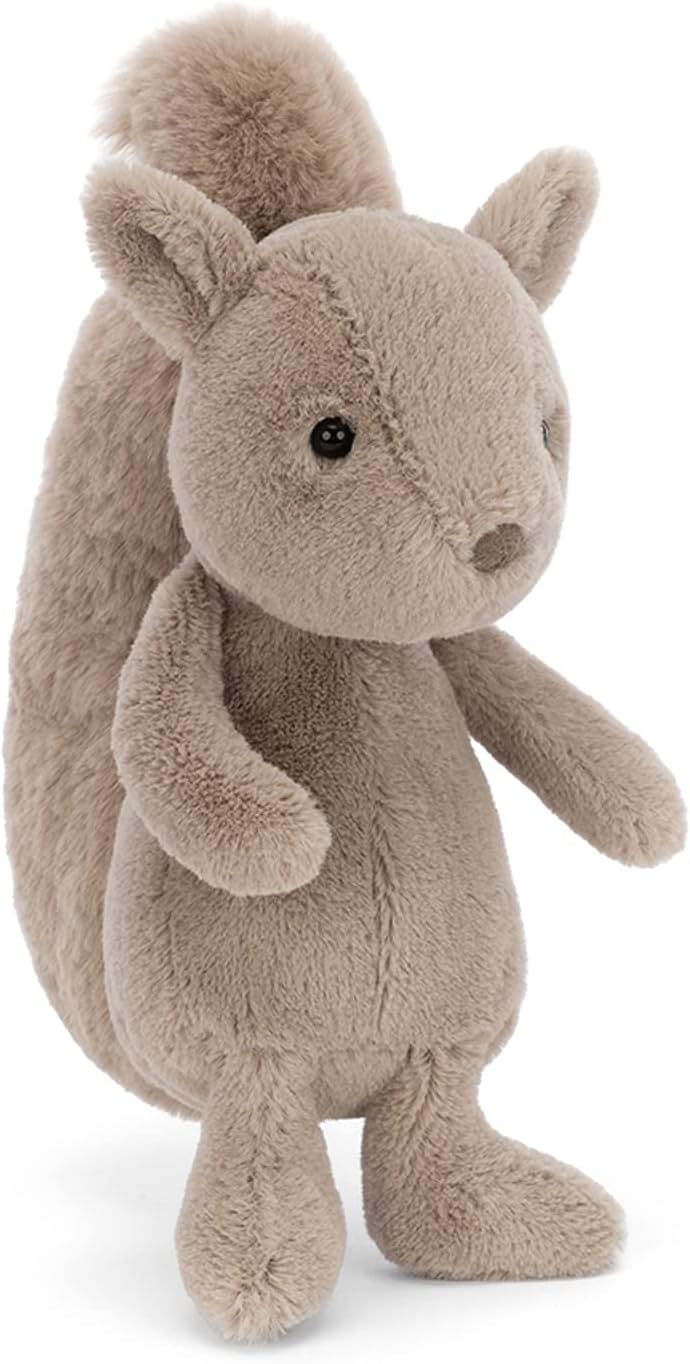 Jellycat Decoração de pelúcia colecionável Willow Squirrel
