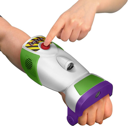 Manopla Laser de Patrulheiro Espacial Toy Story 5 da Disney e Pixar (Mattel) | Brinquedo de Faz de Conta do Buzz Lightyear com Luzes, Vibrações e mais de 35 Sons e Frases (JKV42)