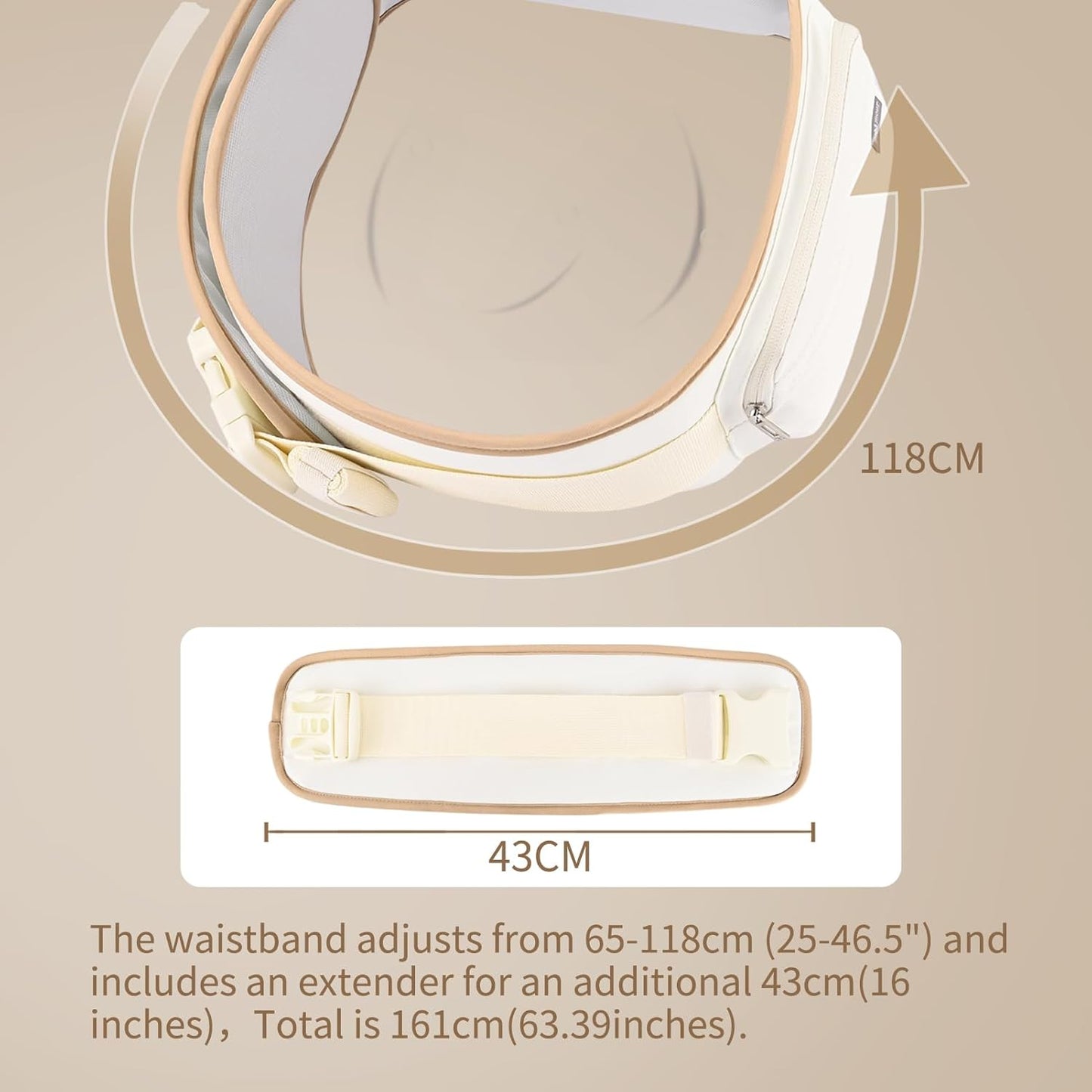 Bebear Canguru para Bebê, do Recém-Nascido à Criança, Bebamour Canguru com Assento de Quadril, Capuz para a Cabeça, 3 Protetores de Mordedor, Extensor de Cintura, Algodão, Azul