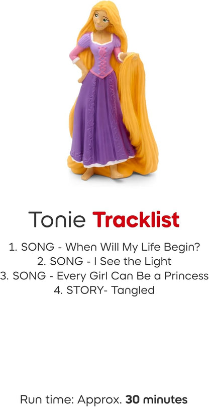 Pacote Toniebox 2 Tonies com 4 Tonies: Disney Frozen Elsa, Disney Frozen 2 Anna, Disney A Bela e a Fera, Disney Enrolados, Nuvem Rosa