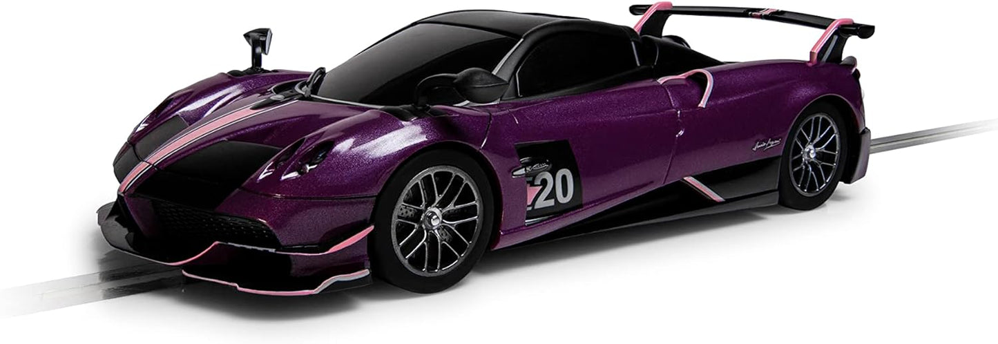 Scalextric C4248 Pagani Huayra Roadster BC Drago Viola Edition, Púrpura