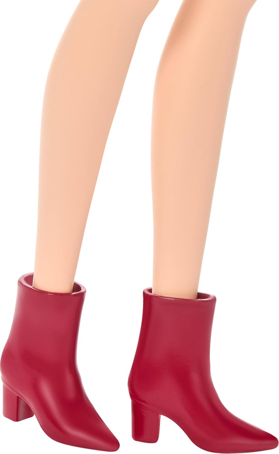 Barbie Boneca Fashionistas nº 246 com cabelo preto, vestido tomara que caia rosa com estampa de leopardo e acessórios como colar e botas, JJN59