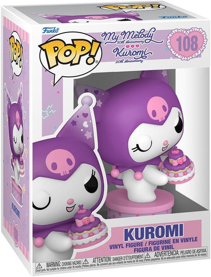 Funko Pop! Sanrio: Hello Kitty S8 - Kuromi Present - Figura de vinil colecionável - Ideia de presente - Produtos oficiais - Brinquedos para crianças e adultos - Fãs de anime - Figura modelo para colecionadores e exposição