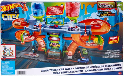 Hot Wheels Conjunto  City Mega Lava-Rápido Color Shifters com 1 carrinho
