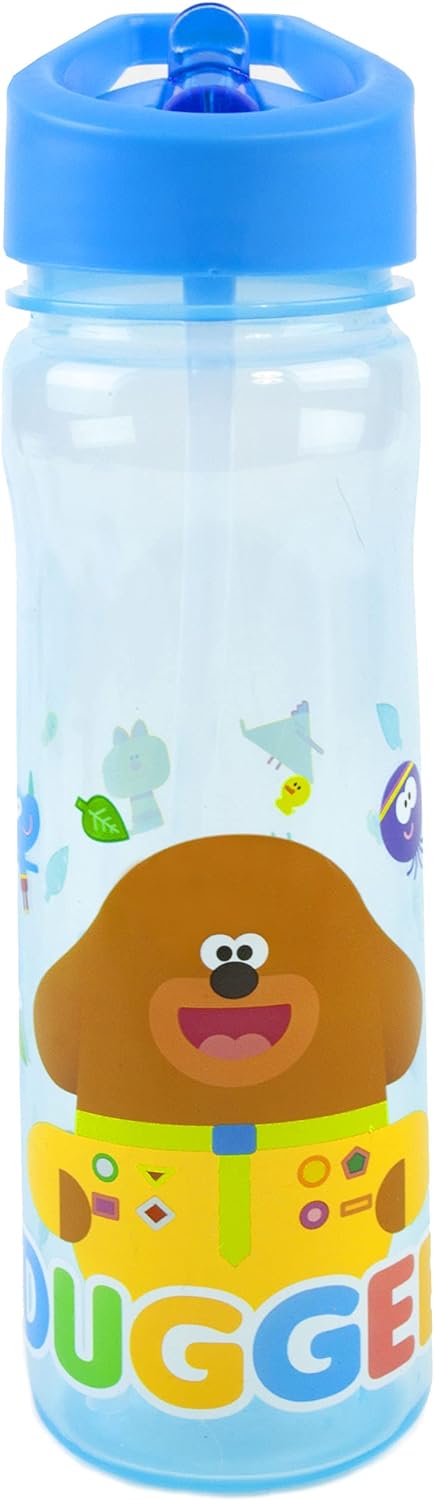 Hey Duggee Juego de lonchera para niños | Bolsa aislante para comida, botella de agua y snack | Aventura con personajes infantiles y femeninos | Divertido set de almuerzo con productos de la serie de televisión para jóvenes fanáticos del programa