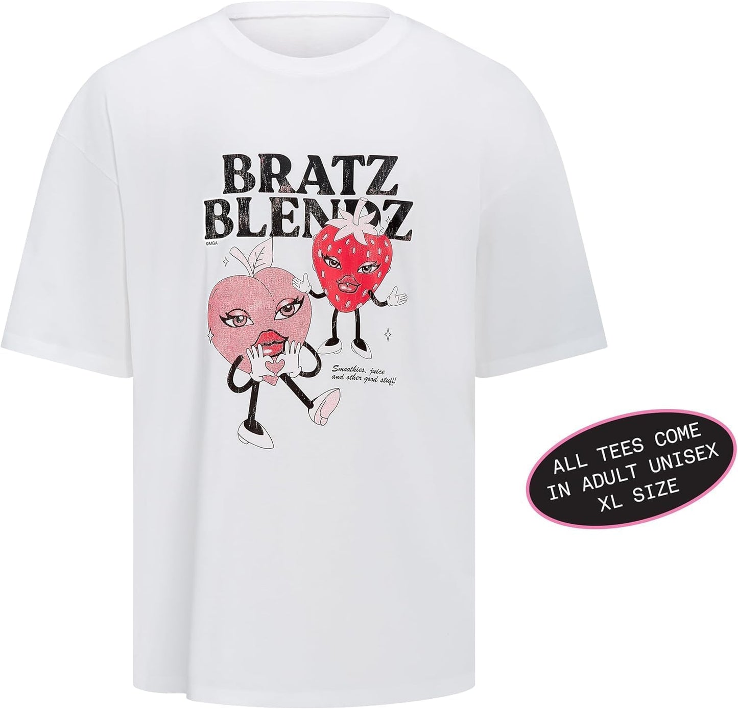 Bratz Stylin' Cloe - Boneca Fashion com Camiseta Personalizável, Acompanha Acessórios, Brinquedo Fofo para Meninas, Rosa