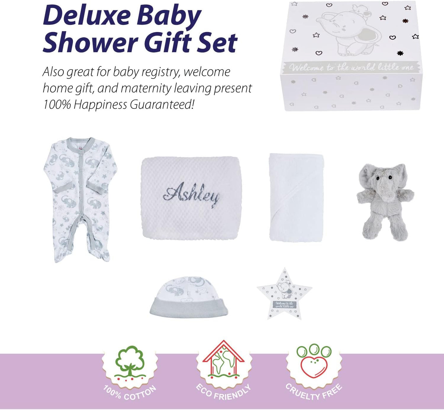 Conjunto de presentes personalizados para bebês prematuros - Cestas para recém-nascidos, Caixa de presente para bebês, Presentes para bebês da UTIN, Conjunto de presentes unissex para bebês prematuros - Cestas para recém-nascidos