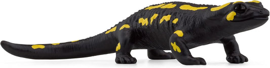Schleich 14870 WILD LIFE Estatueta de salamandra de fogo para maiores de 3 anos, preta