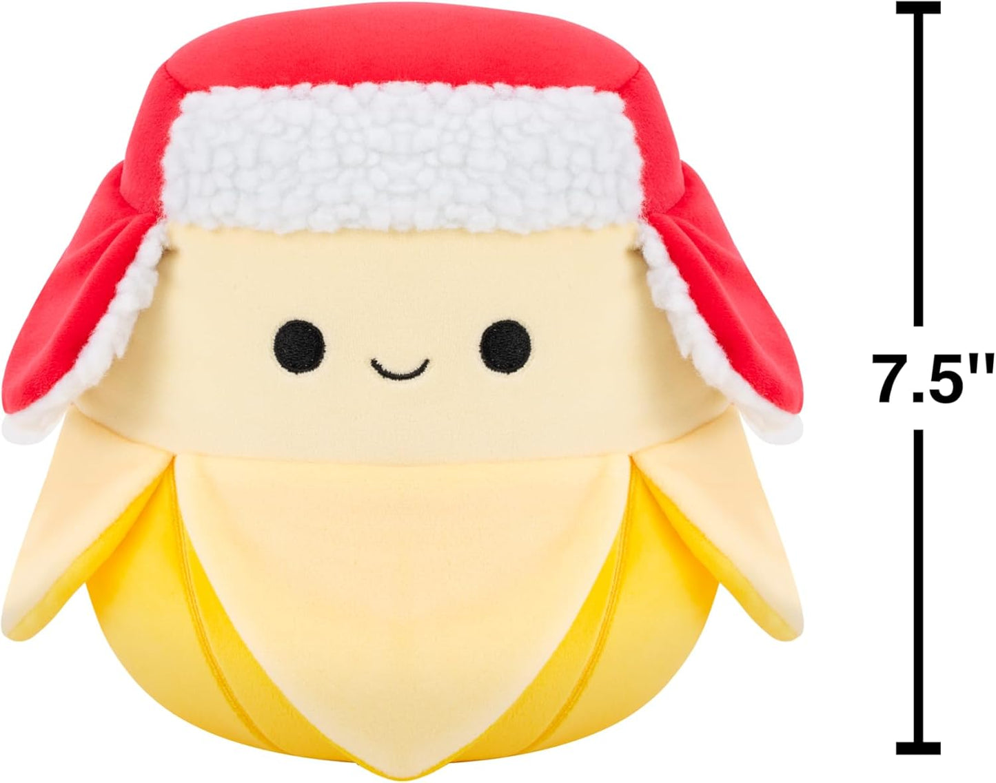 Squishmallows Original Junie, a Banana Amarela de Pelúcia de Natal, 19 cm | Brinquedo de Pelúcia Colecionável e Fofo, Brinquedo Macio para Crianças, Ursinho de Pelúcia Ideal para Meninas e Meninos