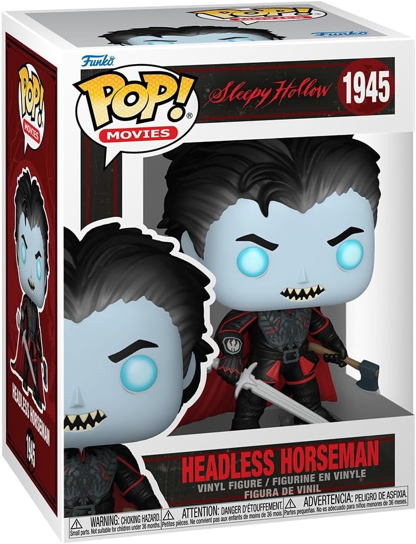 Funko Pop! Filmes: Sleepy Hollow – Cavaleiro Sem Cabeça com Perseguição - Sleepy Hollow (1999) - Figura de Vinil Colecionável - Ideia de Presente - Produto Oficial - Brinquedos para Crianças e Adultos - Fãs de Terror