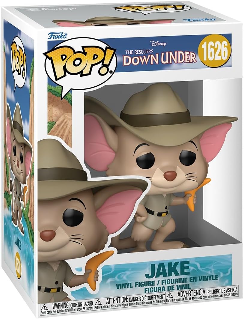 Funko Pop! Disney: Rescuers Down Under 35th - Jake - (the Rescuers) - the Rescuers - Figura de vinil colecionável - Ideia para presente - Produtos oficiais - Brinquedos para crianças e adultos - Fãs de cinema