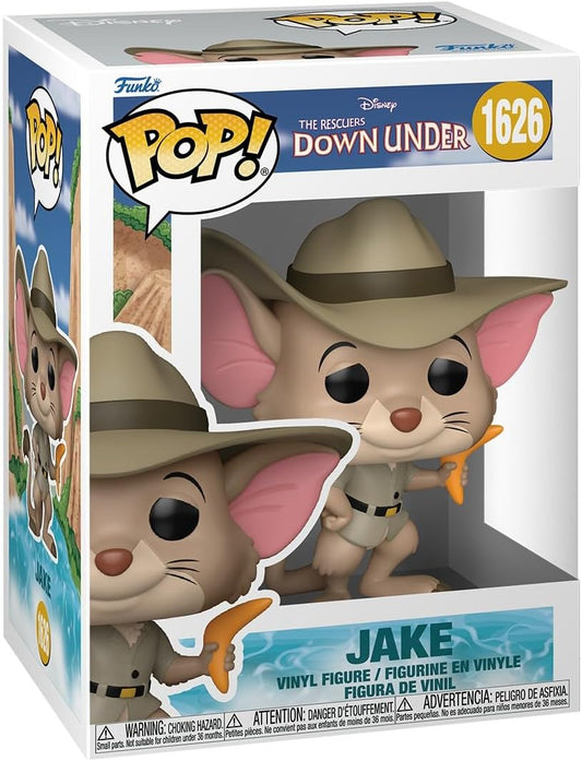 Funko Pop! Disney: Rescuers Down Under 35th - Jake - (the Rescuers) - the Rescuers - Figura de vinil colecionável - Ideia para presente - Produtos oficiais - Brinquedos para crianças e adultos - Fãs de cinema